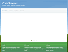 Tablet Screenshot of chataburov.cz